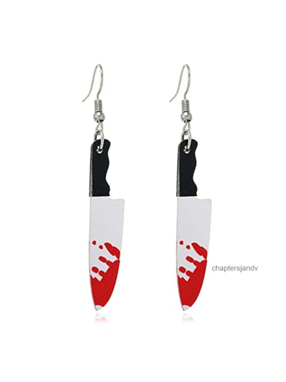 Punk Flame Acrylic Geometric Round Drop Dangle Earrings Gothic Cosplay